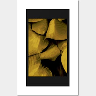 Hosta leaves Posters and Art